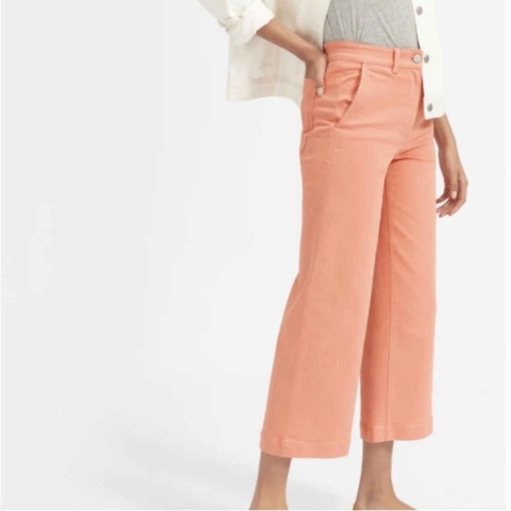 Everlane wide leg pink size 2